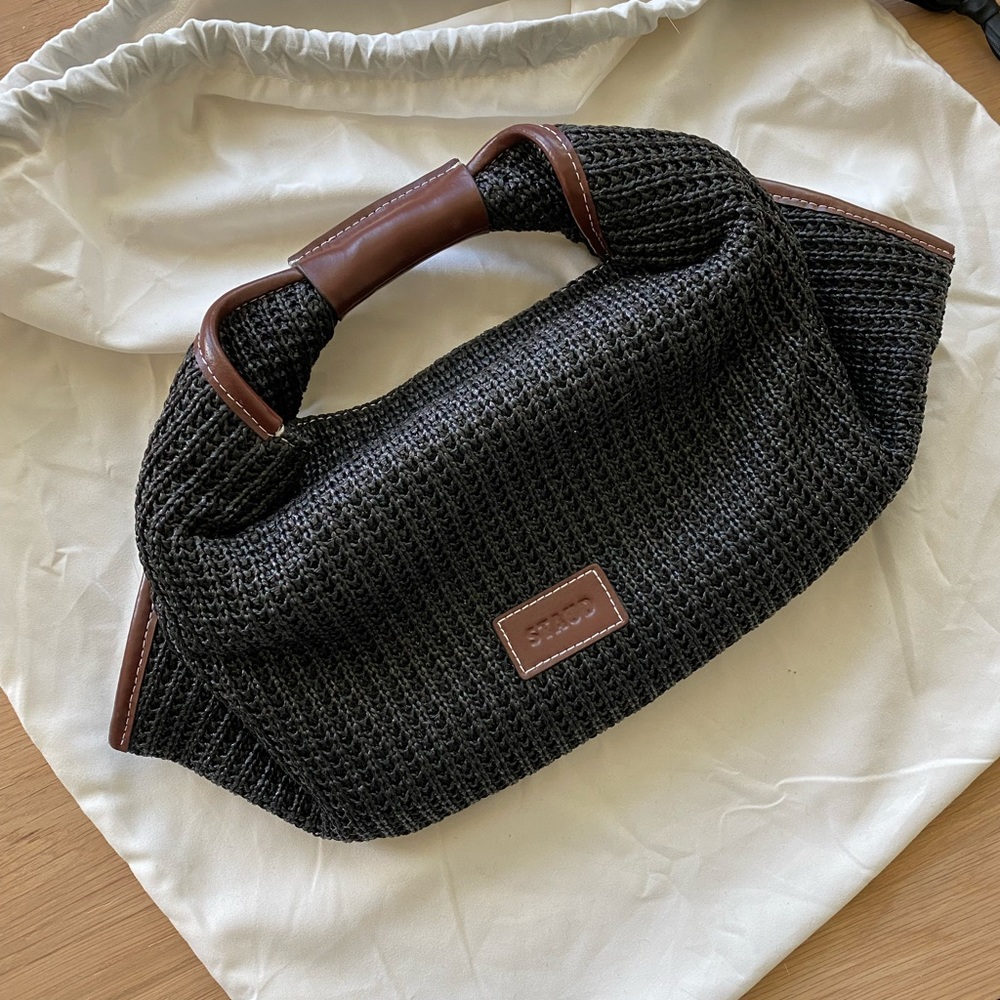 Staud Jetson Logo Patch Tote Bag